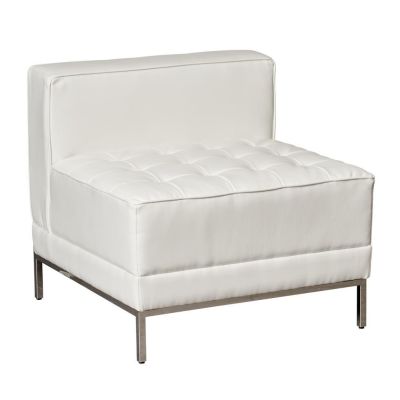Image two of Lenox White Armless Chair